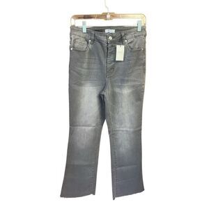 Forever 21 Womans Button Fly Cut Off Jeans Sz 29W Gray NWT